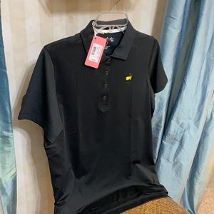 Golf shirt, black, L, Sanctioned Masters shirt